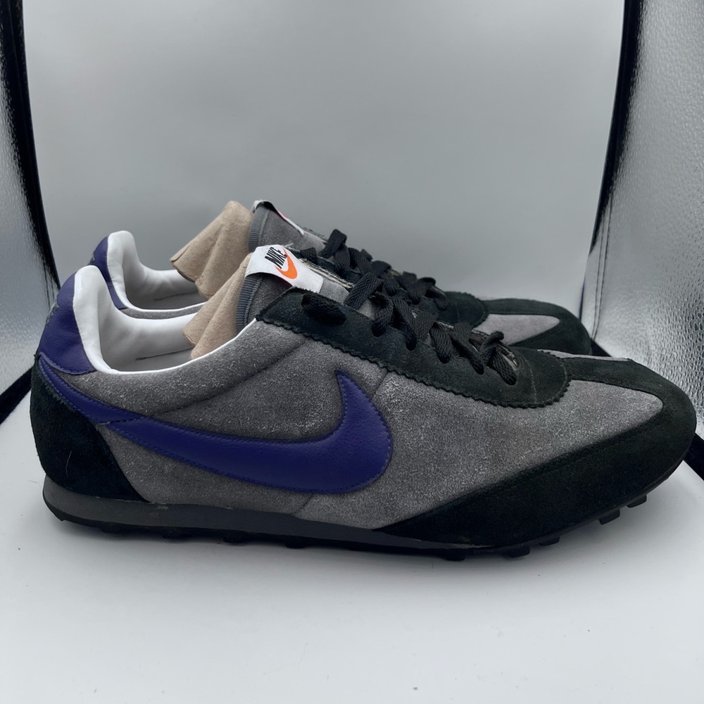 Nike Vintage Suede Sneakers Gray Purple Swoosh Men’s 10 EU 44